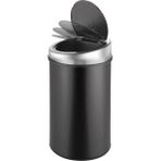 Omnipazar PLX SP-13 Paslanmaz Siyah 13 lt Sensörlü Şarjlı Çöp Kovası