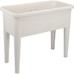 Omnipazar SO-AB03 Dekoratif Ayaklı Bahçe Yetiştirme Saksı 60 Litre No 3 - Beyaz