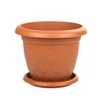 Omnipazar So-D010 Damla Desen Tabaklı Saksı Takımı 25 Litre No:10