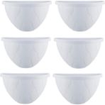 Omnipazar So-Dd03 Dekoratif Damla Duvar Saksı 3.4 Lt Beyaz 6 Adet