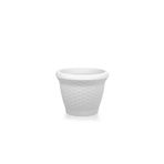Omnipazar So-Hs04 Plastik Hasır Desenli Dekoratif Saksı 15 Litre No 4