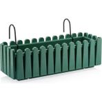 Omnipazar SO-İB02 Yeşil Askılı Balkon Saksı Takım 9 lt No 2 37620