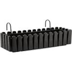 Omnipazar So-İb03 Antrasit Askılı Balkon Saksı Takım 14 Lt No 3