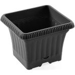 Omnipazar SO-OB00 Dekoratif Ova Balkon Saksı 2.2 Litre No 0 - Antrasit