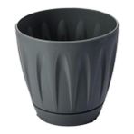 Omnipazar SO-P004 Papatya Saksı Takım 6 Litre No 4 - Antrasit