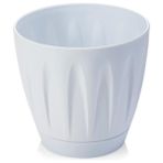 Omnipazar SO-P004 Papatya Saksı Takım 6 Litre No 4 - Beyaz