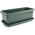 Omnipazar SO-V693 Tabaklı Villa Bahçe Saksı Takımı 95 Litre No 3 - Yeşil