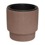 Omnipazar So-Vgs2 Vega Modern Plastik Saksı Takımı Iç Kovalı 20 Litre No:2 - Mocha