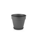 Omnipazar SO-YS04 Yalı Saksı Tabaklı 6 lt No 4 Antrasit (15002)