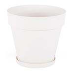Omnipazar SO-YS05 Yalı Saksı Tabaklı 10 Lt No 5 - Beyaz