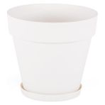Omnipazar SO-YS06 Yalı Saksı Tabaklı 23 lt No 6 - Beyaz