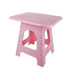 Omnipazar SRL-2007 Plastik Katlanır Sehpa Piknik Oyun Masası No 3 - Pembe