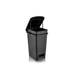Omnipazar Srl-3028 Slim Pedallı İç Kovalı Plastik Çöp Kovası 15 Litre