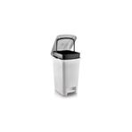 Omnipazar Srl-3029 Slim Pedallı Plastik Çöp Kovası İç Kovalı 25 Lt