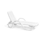 Omnipazar Sy-2535 Beyaz Plastik Lüks Şezlong