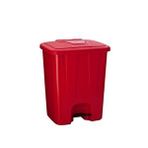 Omnipazar Sy-4255 40 Lt Köşeli Pedallı Plastik Çöp Kovası (iç Kovasız) Çok Renkli