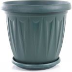 Omnipazar SY-5704 5 Lt Plastik Ürgüp Saksı Takımı No 4 - Yeşil