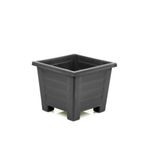 Omnipazar Sy-5845 Dekoratif Plastik Kare Ayaklı Saksı 3,5 Litre No 2