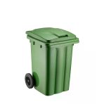 Omnipazar Sy-6502 Tekerlekli Kapaklı Plastik Çöp Konteyneri 80 Lt Yeşil