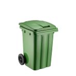 Omnipazar Sy-6503 Eko Tekerlekli Kapaklı Plastik Çöp Konteyneri 80 Lt Yeşil