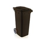 Omnipazar Sy-6505 Tekerlekli Kapaklı Plastik Çöp Konteyneri 120 Lt Çok Renkli