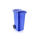 Omnipazar Sy-6505 Tekerlekli Kapaklı Plastik Çöp Konteyneri 120 Lt