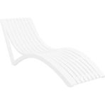 Omnipazar TRK-087 Siesta Lüks Ergonomik Slim Tasarım Şezlong - Beyaz