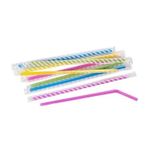 Omnisoft Jelatin Sargılı Geniş Körüklü Frozan Pipet Karışık Renkli 50'li Paket
