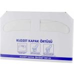 Omnisoft Klozet Kapak Örtüsü Parfümsüz 250 Adet Tek Kullanımlık Pratik Kullanım - Beyaz