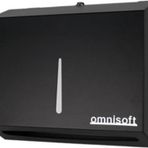Omnisoft Paslanmaz Z Katlama Kağıt Havlu Dispenseri Siyah 200'lü
