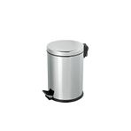 Omnisoft PLX3700-303 Krom Pedallı Paslanmaz Çöp Kovası 3 Lt