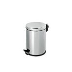 Omnisoft Plx3700-305 Krom Pedallı Paslanmaz Çöp Kovası 5 Lt Gri