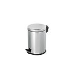 Omnisoft PLX3700-305 Krom Pedallı Paslanmaz Çöp Kovası 5 Lt