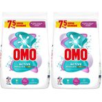 OMO Active Beyazlar & Renkliler Toz Deterjanı 7.5 kg (2 paketi)