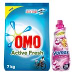 Omo Active Fresh 7 Kg + Yumoş 720 Ml Yabani Orkide Yasemin