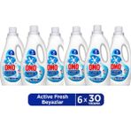 Omo Active Fresh Cold Power Beyazlar Için Sıvı Deterjan 1500 ml x 6 Adet - 9 lt