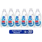 Omo Active Fresh Cold Power Beyazlar Için Sıvı Deterjan 1500 Ml X 6