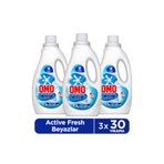 Omo Active Fresh Cold Power Beyazlar İçin Sıvı Deterjan 1500 Ml X3