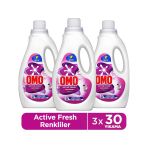 Omo Active Fresh Cold Power Renkliler Için Sıvı Deterjan 1500 Ml X 3