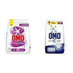 Omo Active Fresh Renkliler için 36 Yıkama Toz Deterjan (1 x 5500 g) ve Omo Active Oxygen Toz Çamaşır Deterjanı Beyazlar İçin 9 Kg