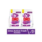 Omo Active Fresh Renkliler Toz Deterjanı 5.5 Kg X2