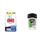 Omo Active Renkliler için 60 Yıkama Toz Çamaşır Deterjanı (1 x 9000 g)(1) Rexona Men Clinical Protection Stick Deodorant Active Fresh 45 ml(1)