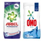 Omo Actıve+Ariel Professıonal 2x10 kg Çoklu Paket Toz Çamaşır Deterjanı