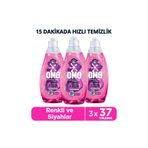 Omo Express Fresh Capcanlı Renkler Renkli Ve Siyahlar Sıvı Çamaşır Deterjanı 1480 ml X3