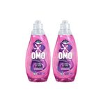Omo Express Fresh Sıvı Çamaşır Deterjanı, Renkli ve Siyah Giysiler için, 1480 ml, 2'li Paket