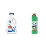 Omo Sıvı Active Fresh Beyazlar İçin Çamaşır Deterjanı 1690 ml(1) Domestos Yoğun Kıvamlı Çamaşır Suyu Maksimum Hijyen Dağ Esintisi, 750 ml(3)