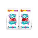 Omo Toz Çamaşır Deterjanı Active Fresh Renkliler - Tüm Çamaşırlar Için 9 Kg 60 Yıkama 2 Adet
