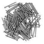 OMOTOOL Donanım karbon çelik çivi çeşitleri (100 adet), resim asmak ve ahşap işlemek için galvanizli çiviler, süpürgelik ve ahşap işleme için beton çelik çiviler (30 mm)