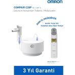 Omron Gentle TEMP521 Kulaktan Ateş Ölçer Hediyeli C28P Nebulizatör