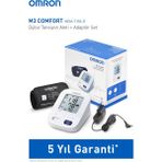 Omron Kol M3 Dijital Tansiyon Aleti+Adaptör Set Pilli Dijital